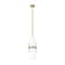 Z-Lite Cayden Pendant, 1-Light, 6.5 In.W x 16.75 In.H, Modern Gold/Clear + Etched Opal 1946P-ROD-MGLD - alternate 8